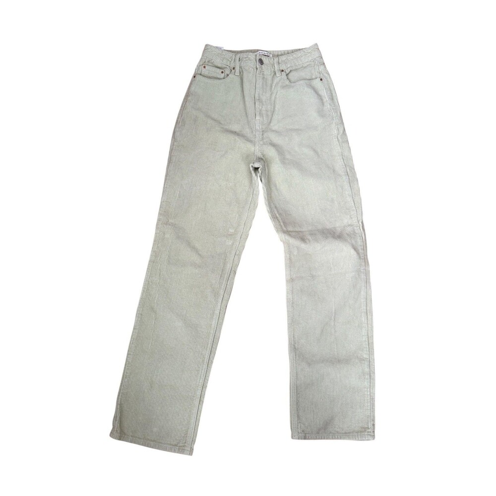 Pacsun Mom Jeans Corduroy Light Green Pants Pockets Women’s 90's Boyfriend 28